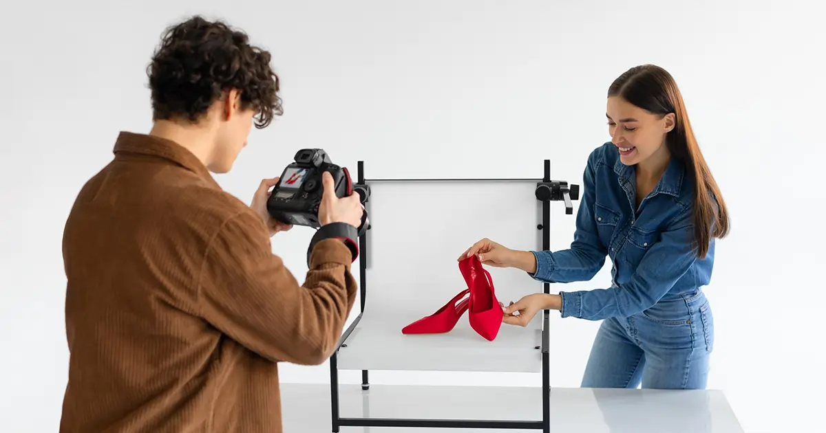 Set Up the White Backdrop