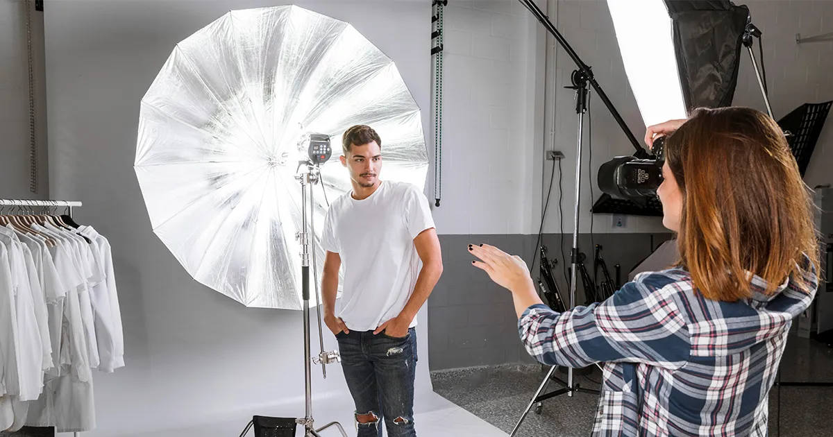 Reflective Umbrella Lighting for Product Photography